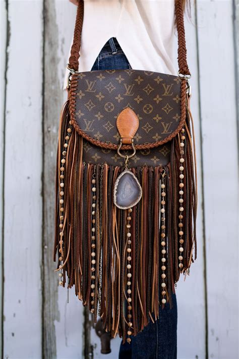 western louis vuitton fringe bag|Louis Vuitton hobo bag vintage.